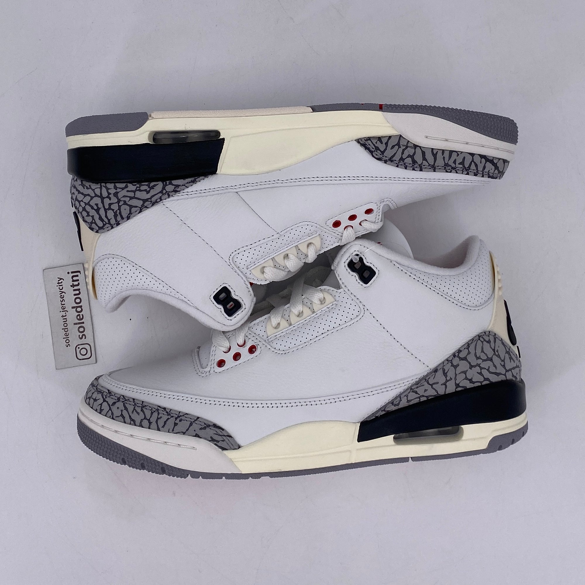 Air Jordan 3 Retro &quot;White Cement Reimagined&quot; 2023 New Size 8.5