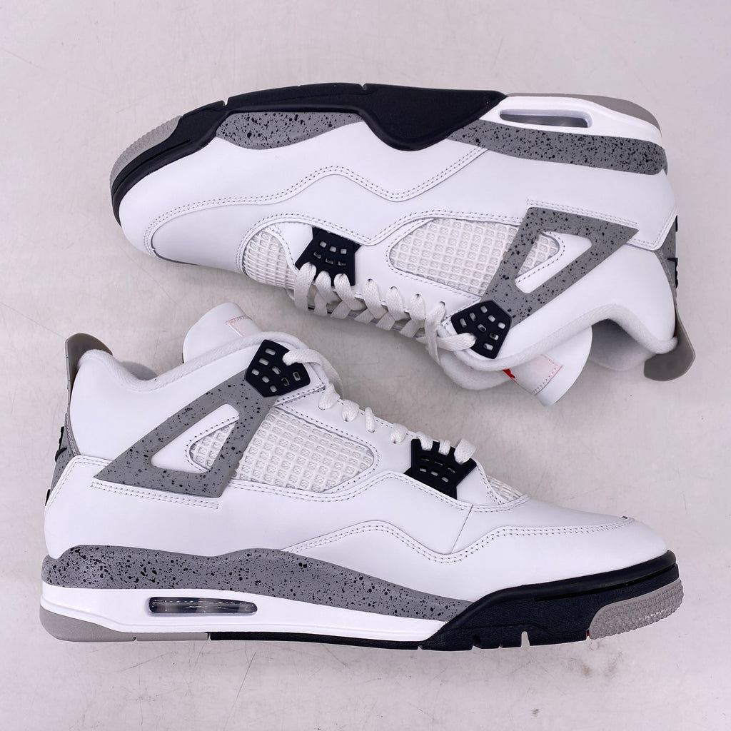 Air Jordan 4 Retro "White Cement" 2025 New Size 13