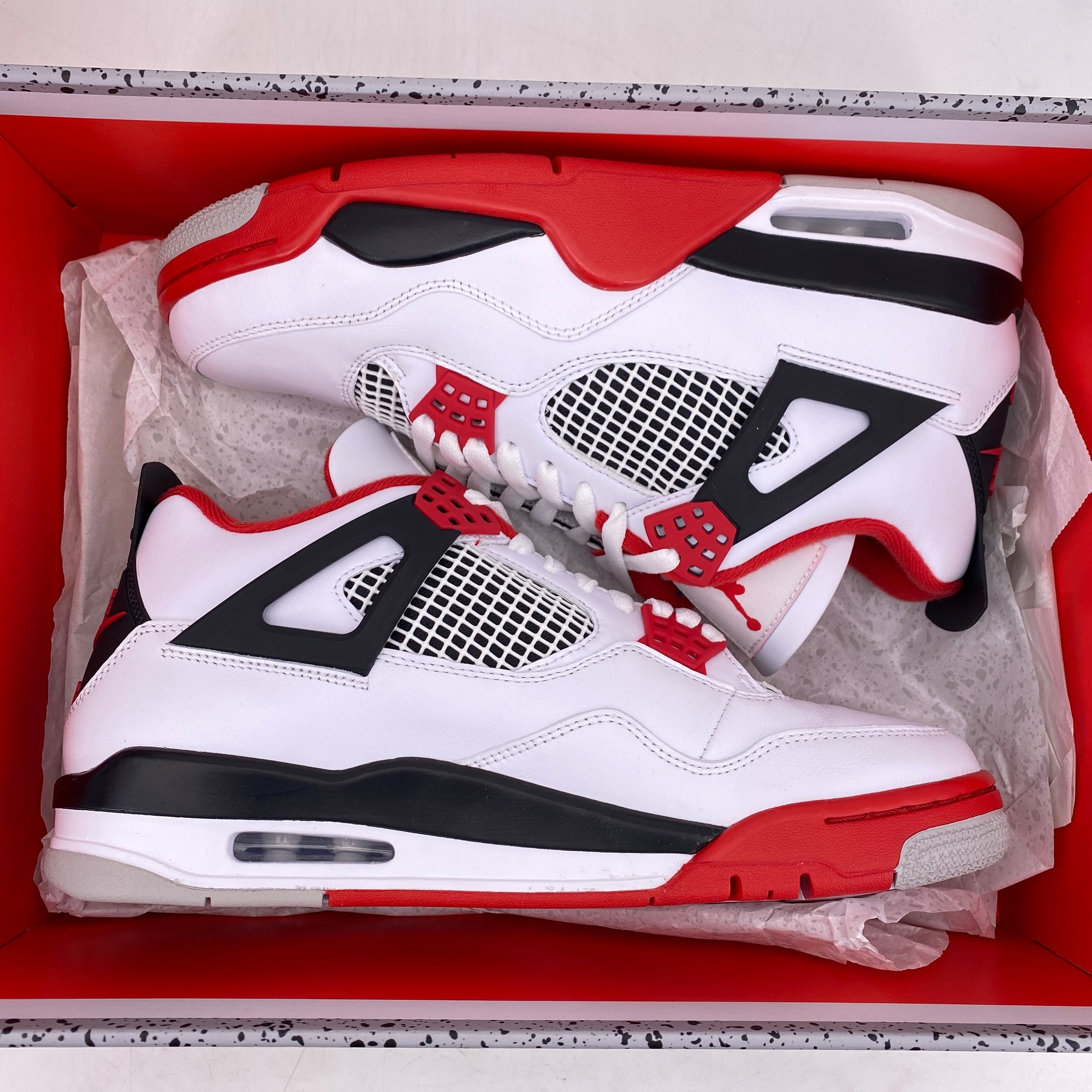 Air Jordan 4 Retro &quot;Fire Red&quot; 2020 New Size 9.5