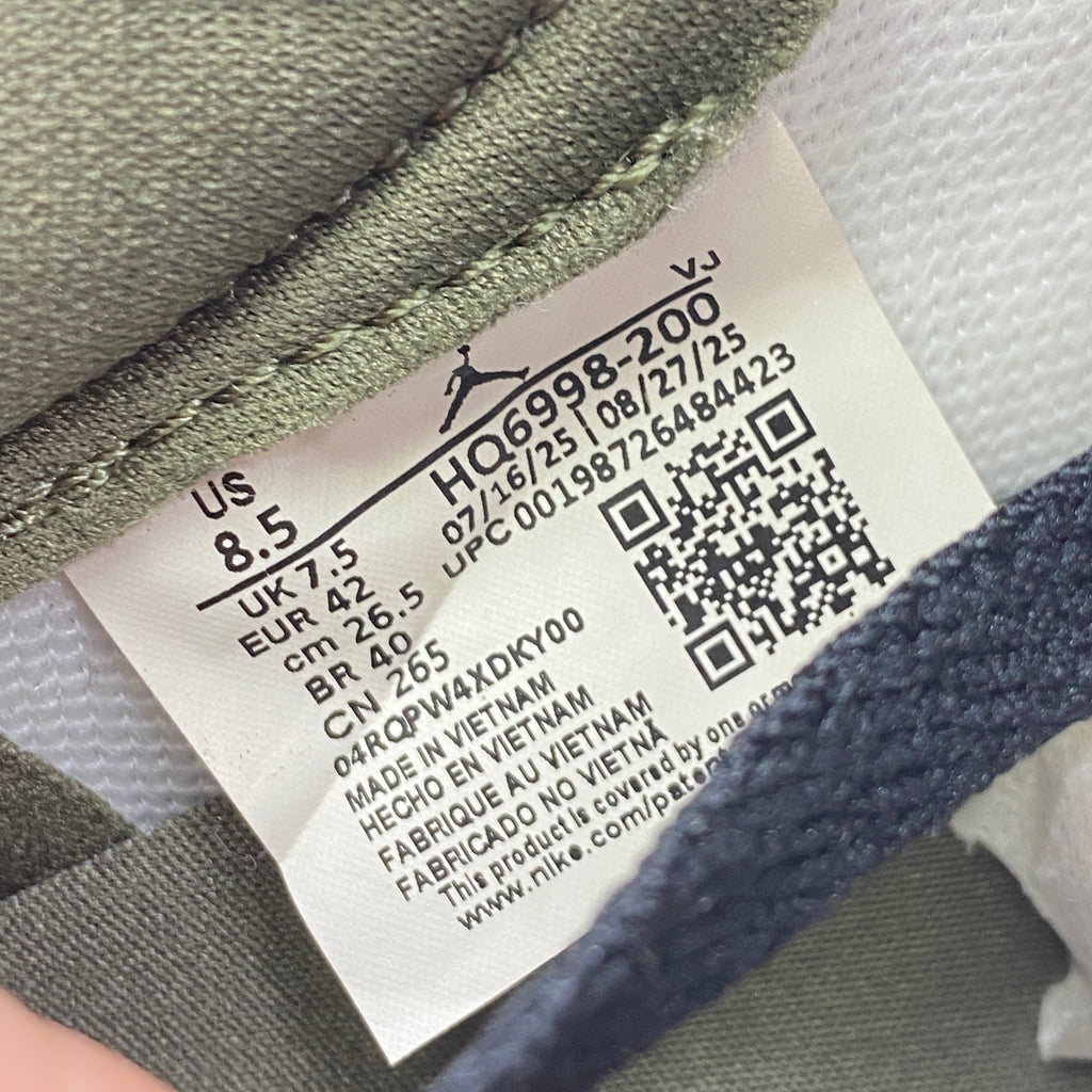 Air Jordan 1 Retro Low "Medium Olive" 2026 New Size 8.5