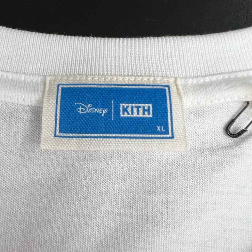 Kith T-Shirt "DONALD DUCK JUST US" White New Size XL