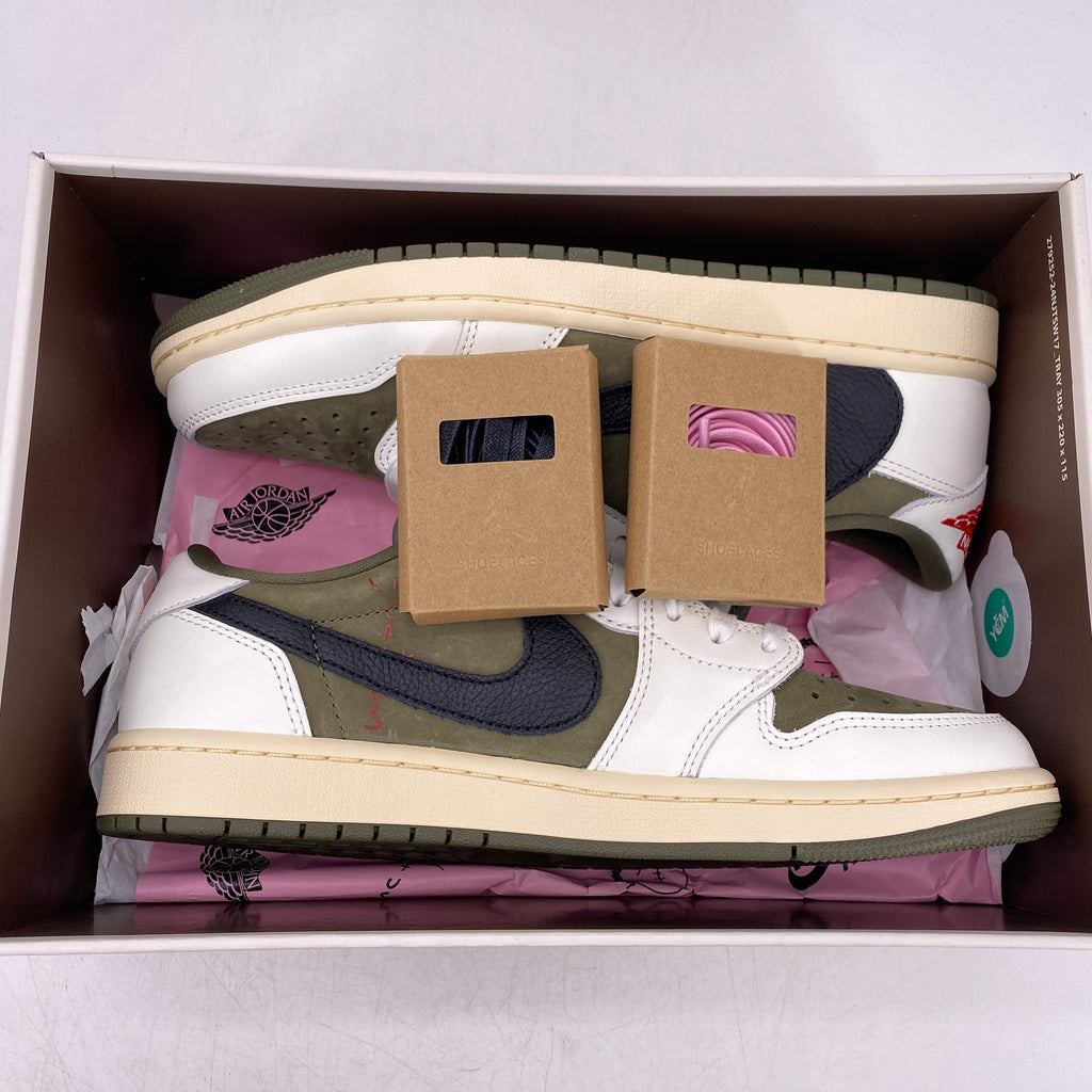 Air Jordan 1 Retro Low "Travis Scott Medium Olive" 2024 New Size 9
