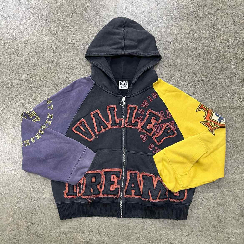 Vale Zip Up "VALLEY DREAMS" Purple Used Size S