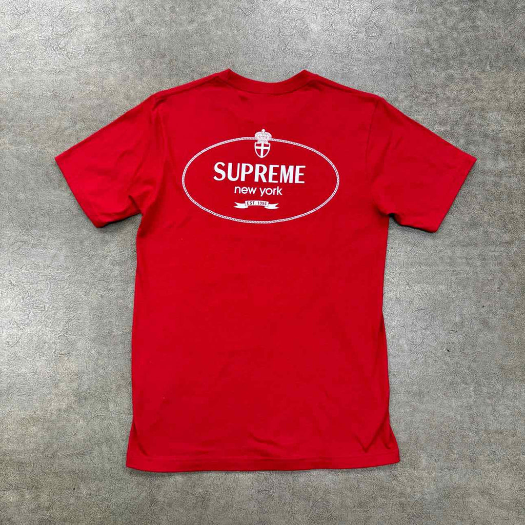 Supreme T-Shirt "EST. 1994" Red Used Size S