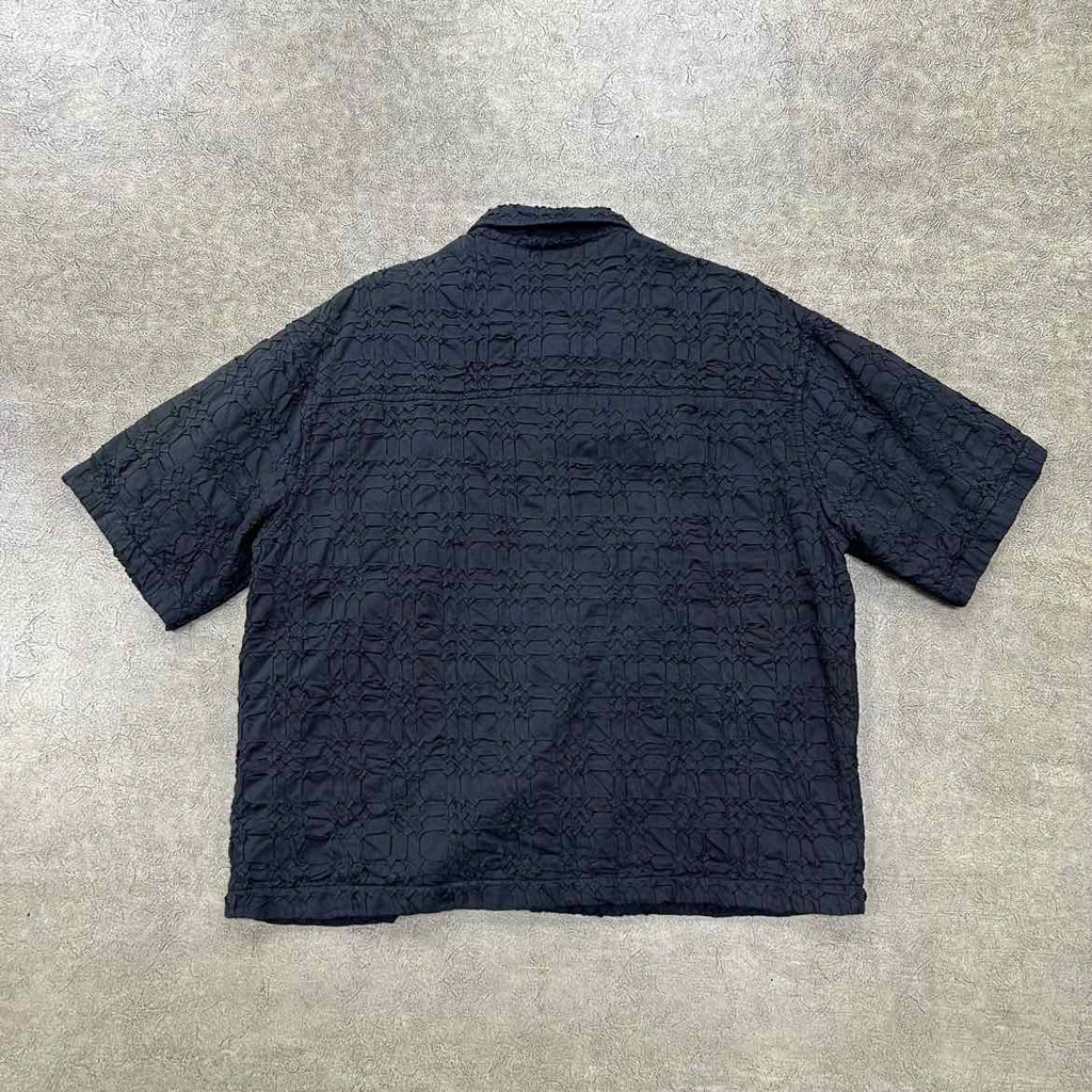 18 East Polo "CRINKLED" Black Used Size L