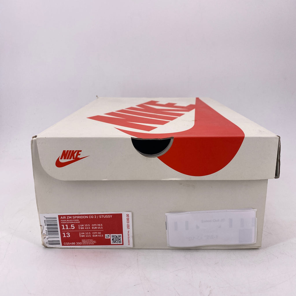 Nike Air ZM Spiridon CG 2 "Stussy Fossil" 2020 Used Size 11.5