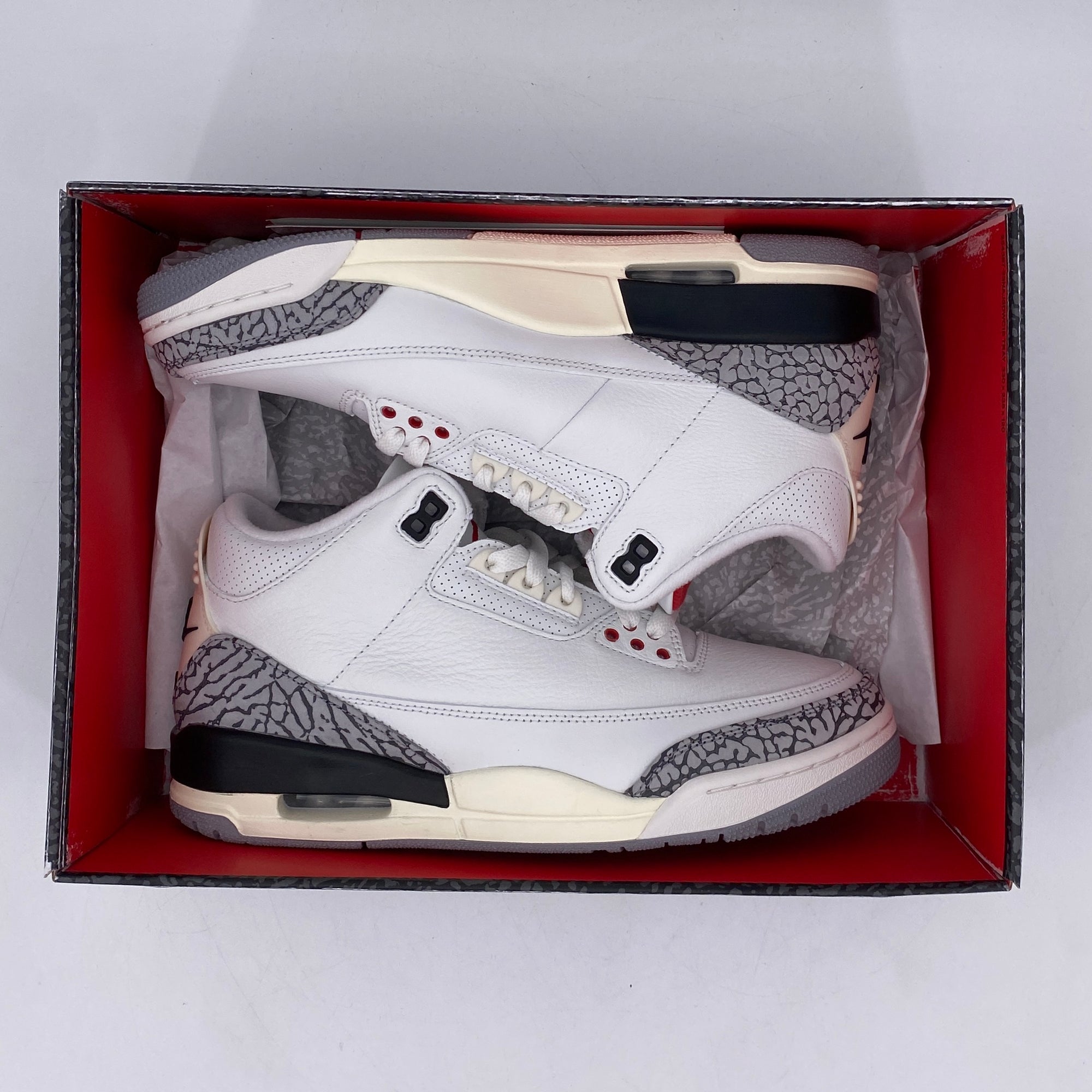 Air Jordan 3 Retro &quot;White Cement Reimagined&quot; 2023 New Size 8.5