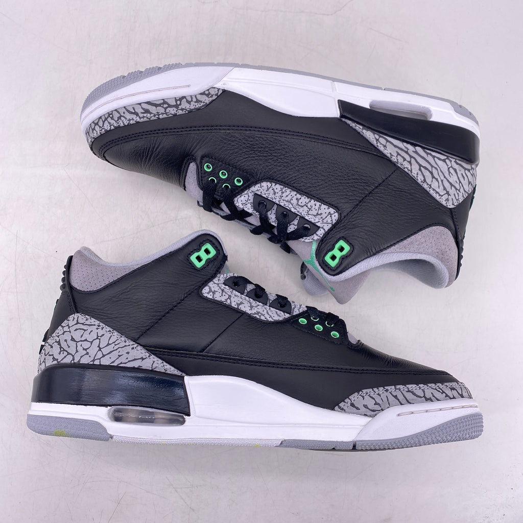 Air Jordan 3 Retro "Green Glow" 2024 Used Size 10