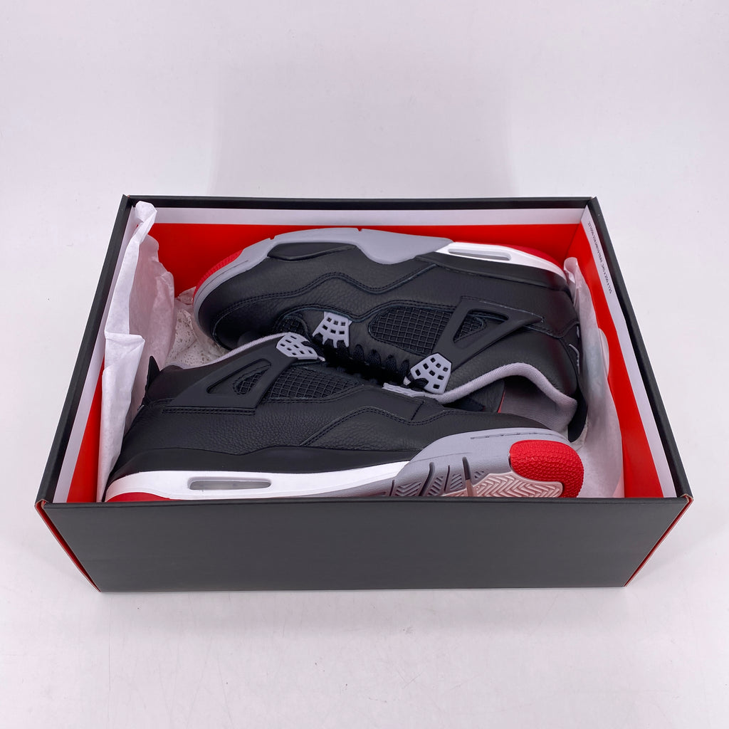 Air Jordan 4 Retro "Bred Reimagined" 2024 New Size 10.5