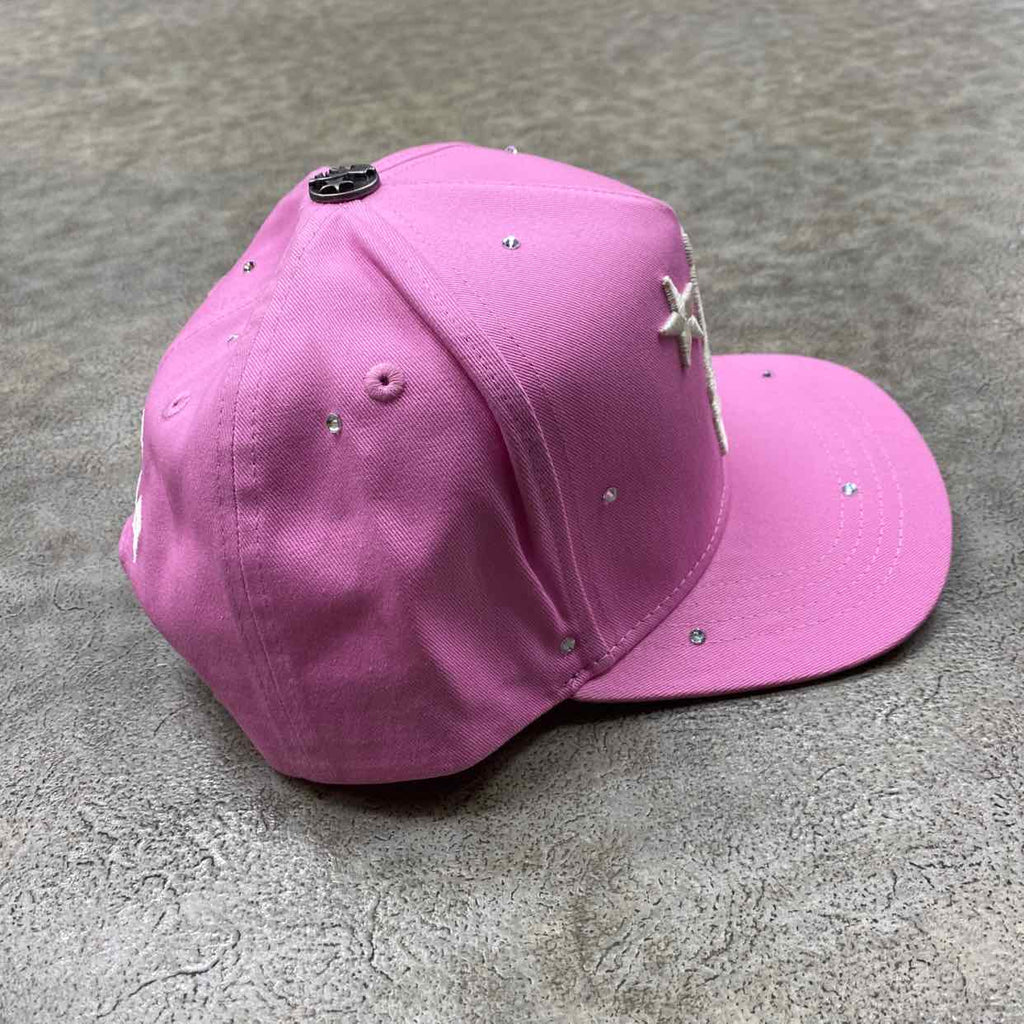 Hellstar Snapback "RHINESTONE" New Pink Size OS