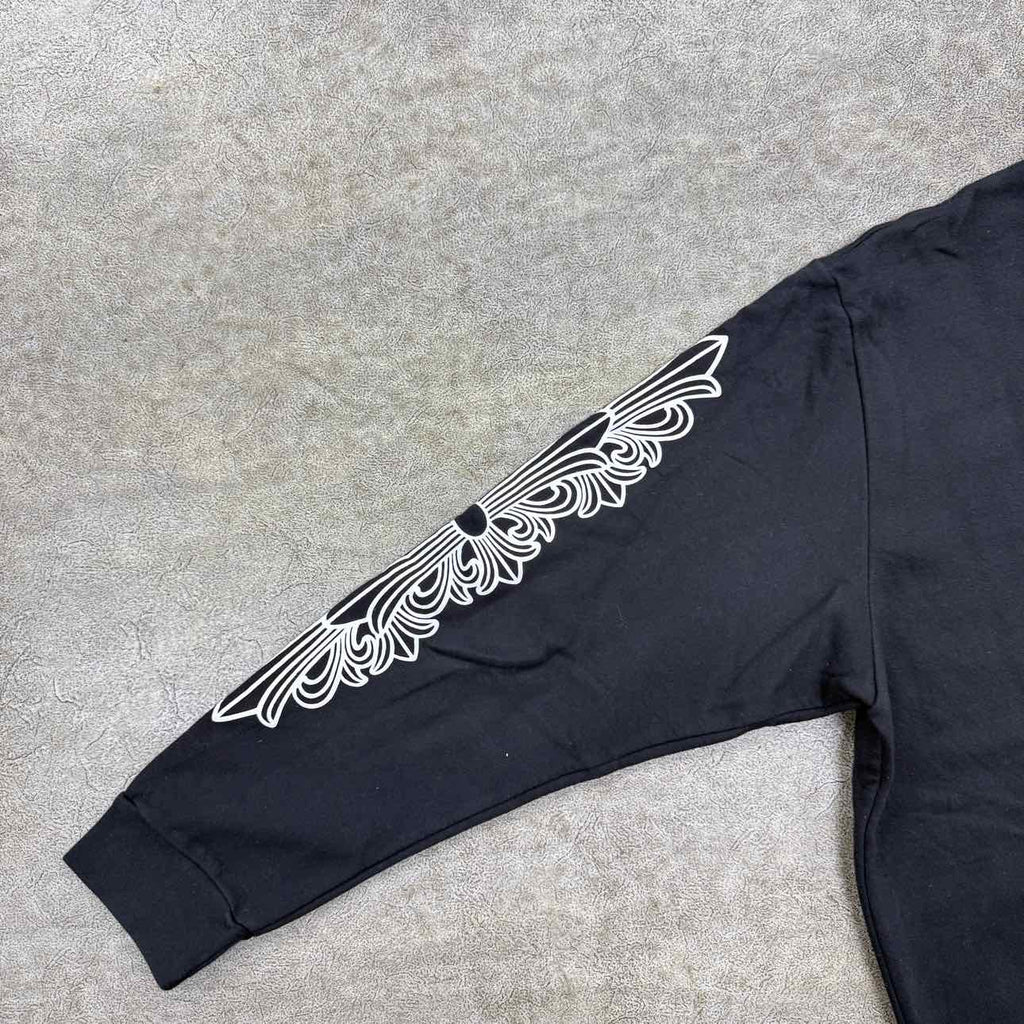 Chrome Hearts Crewneck Sweater "HORSESHOE" Black Used Size XL