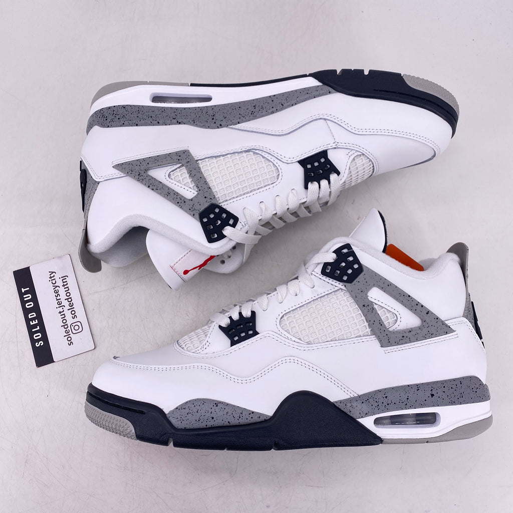 Air Jordan 4 Retro "White Cement" 2025 New Size 11.5