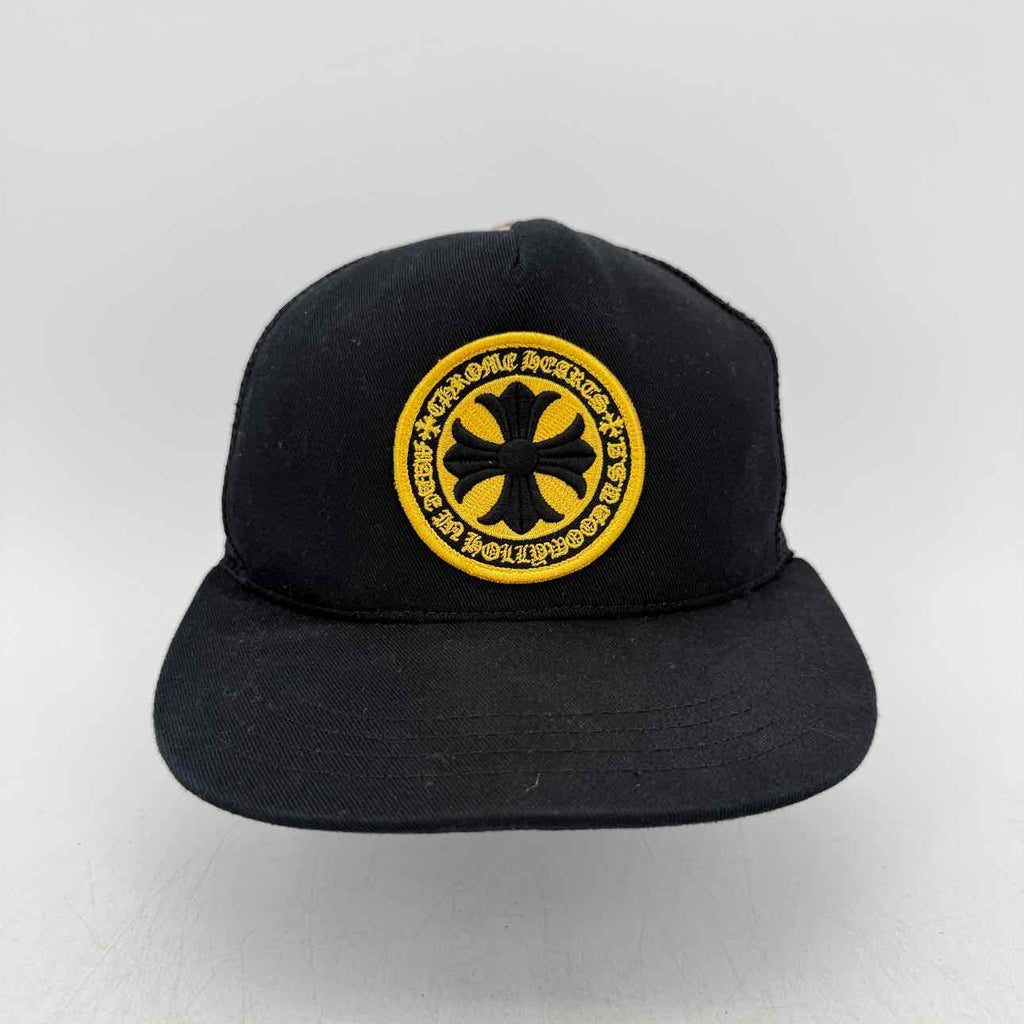 Chrome Hearts Trucker Hat "SEAL STAMP" Used Black Size OS