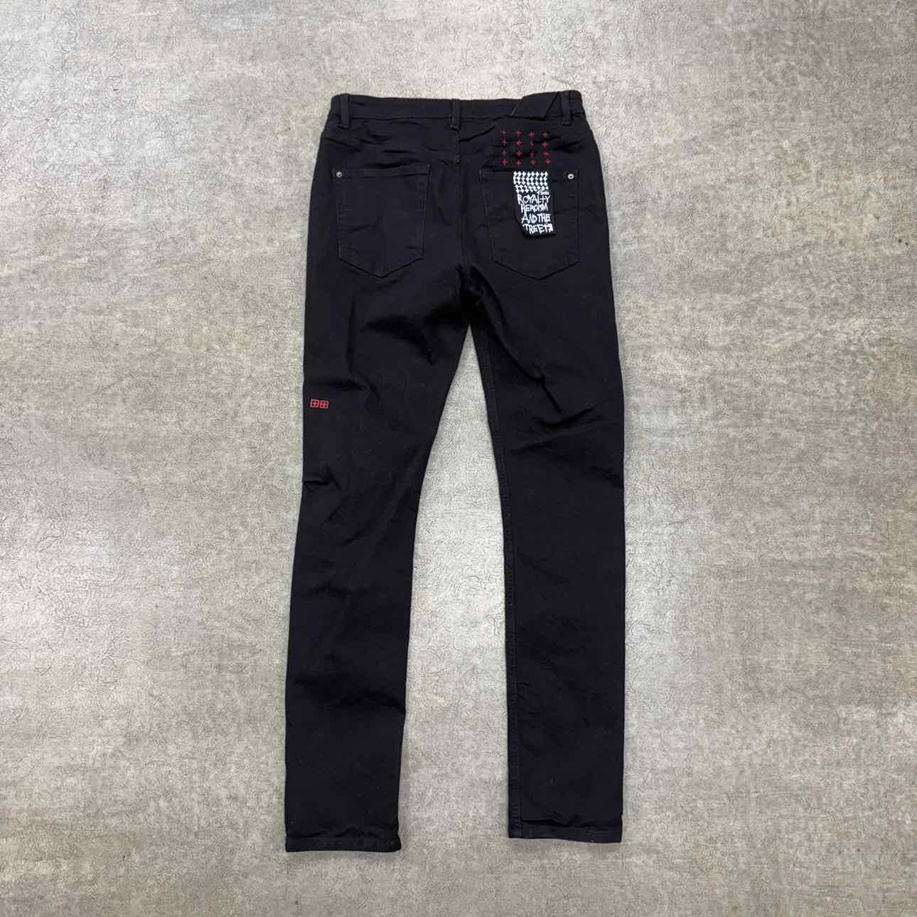 KSUBI Jeans &quot;RED CROSS&quot; Black Used Size 33