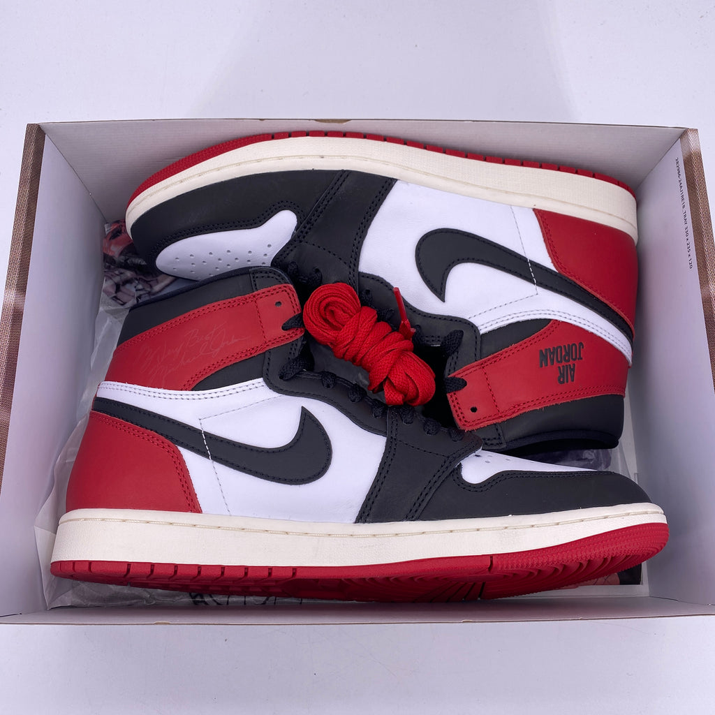 Air Jordan 1 Retro High OG "Black Toe Reimagined" 2025 New Size 10.5