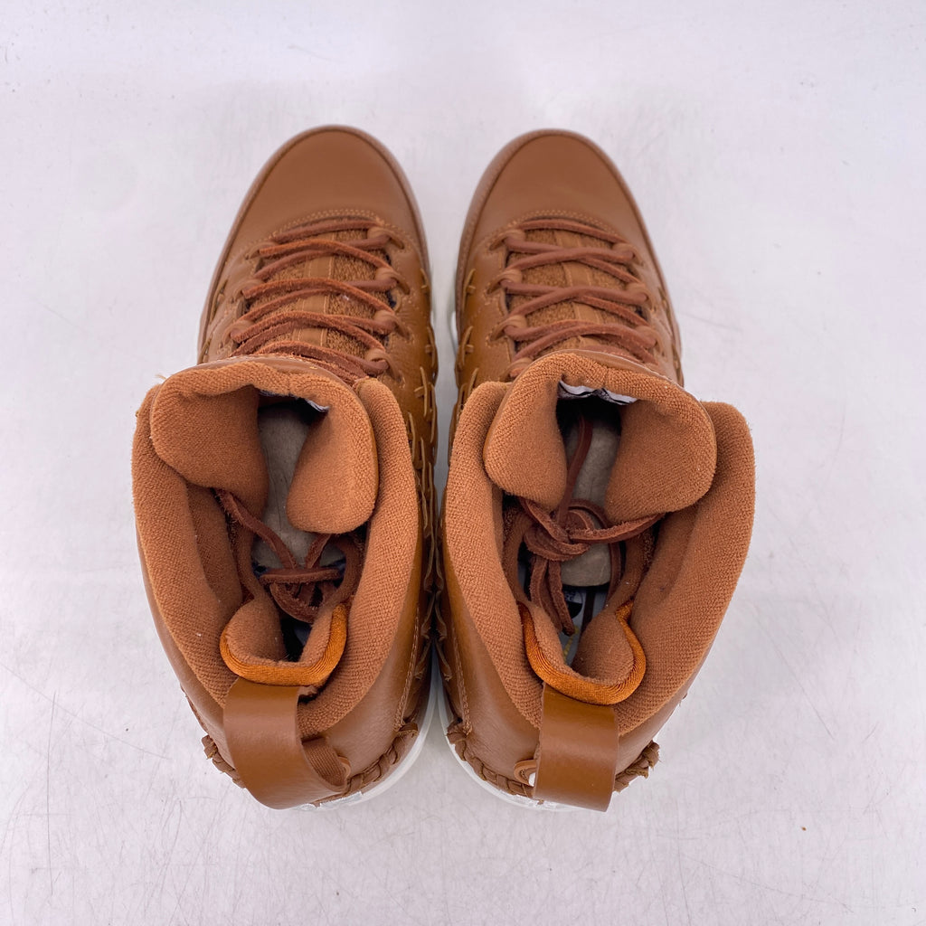 Air Jordan 9 Retro "Pinnacle Baseball Brown" 2017 Used Size 13
