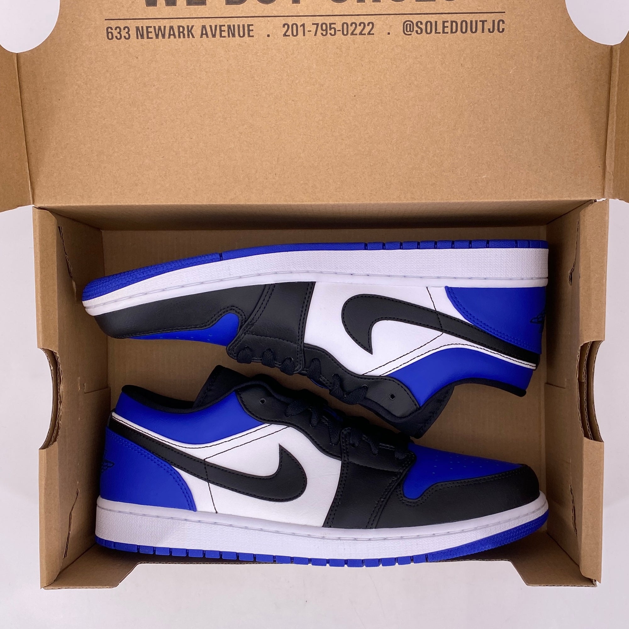 Air Jordan 1 Retro Low &quot;Royal Toe&quot; 2019 New Size 11.5