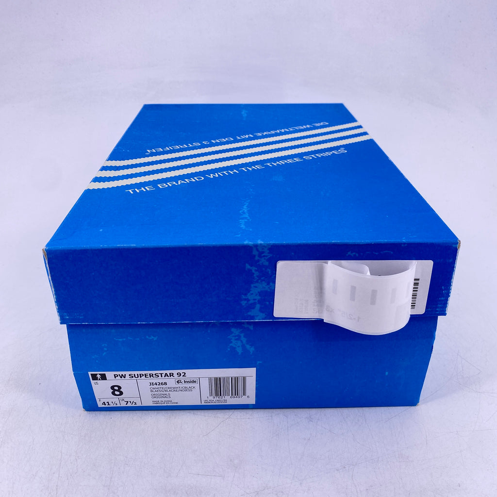 Adidas Superstar 92 "Pharrell White Black" 2025 Used Size 8