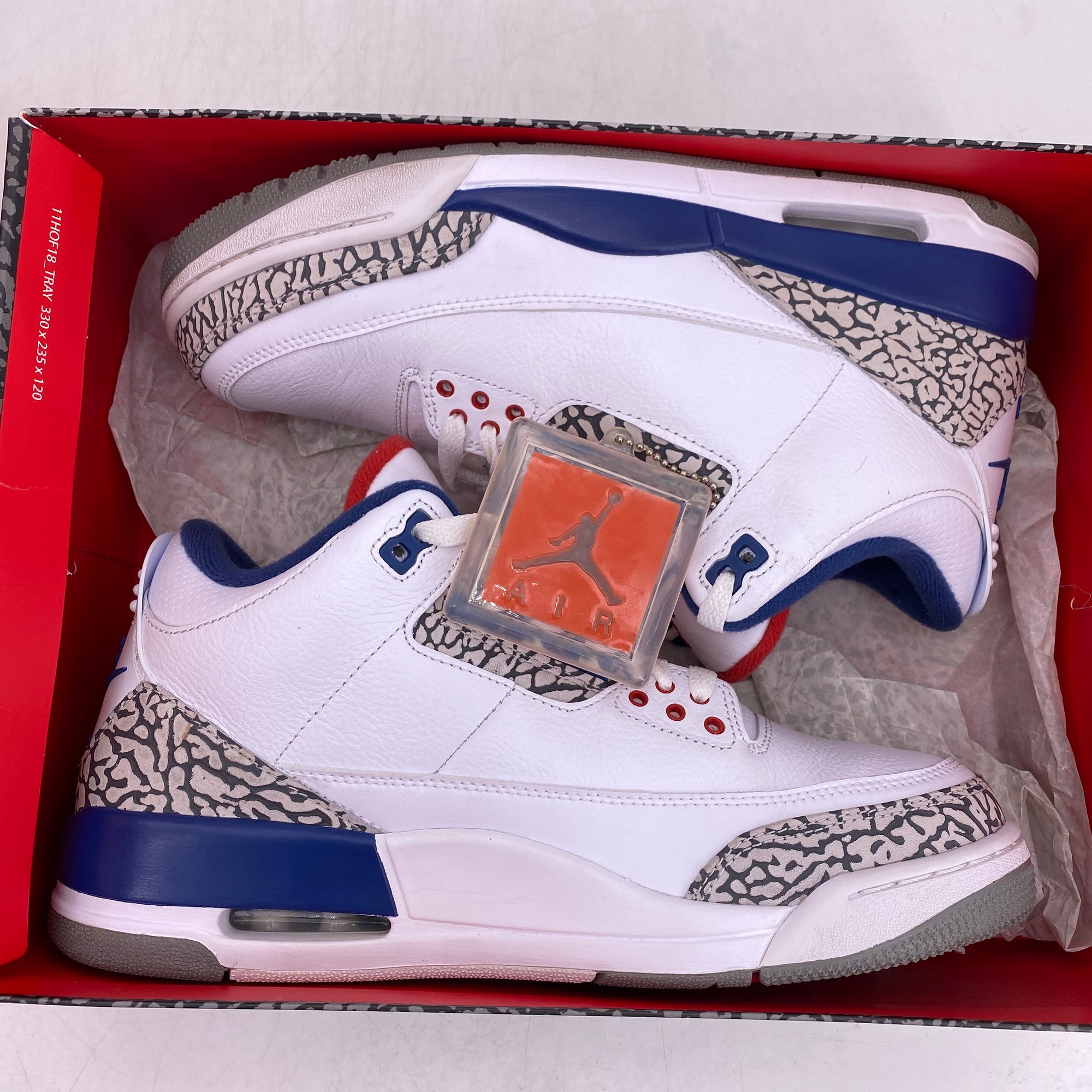 Air Jordan 3 Retro &quot;True Blue&quot; 2016 Used Size 9