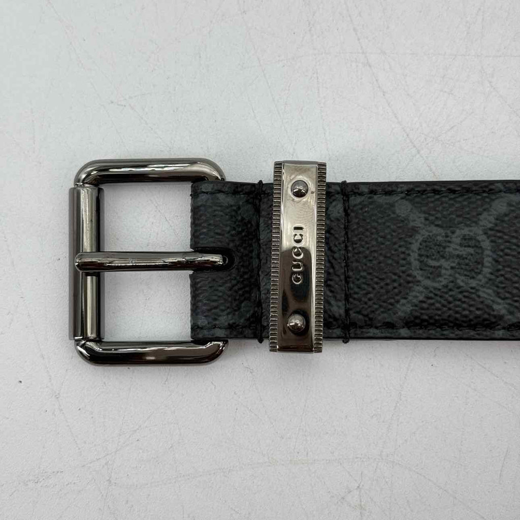 Gucci Belt "GG EMBLEM" New Black Size 95