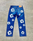 Denim Tears Jeans "COTTON WREATH" Light Blue New Size 34