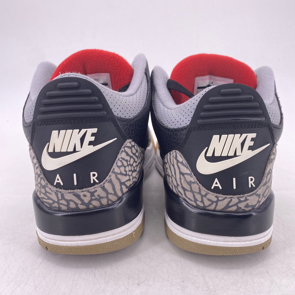 Air Jordan 3 Retro "Black Cement" 2018 Used Size 8