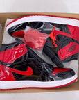 Air Jordan 1 Retro High OG "Patent Bred" 2021 New Size 7