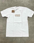 Supreme T-Shirt "BURBERRY BOX LOGO" White New Size M