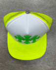 Chrome Hearts Trucker Hat "CEMETERY" New Neon Size OS