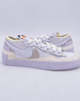 Nike Blazer Low / Sacai "White Leather" 2022 New Size 4.5