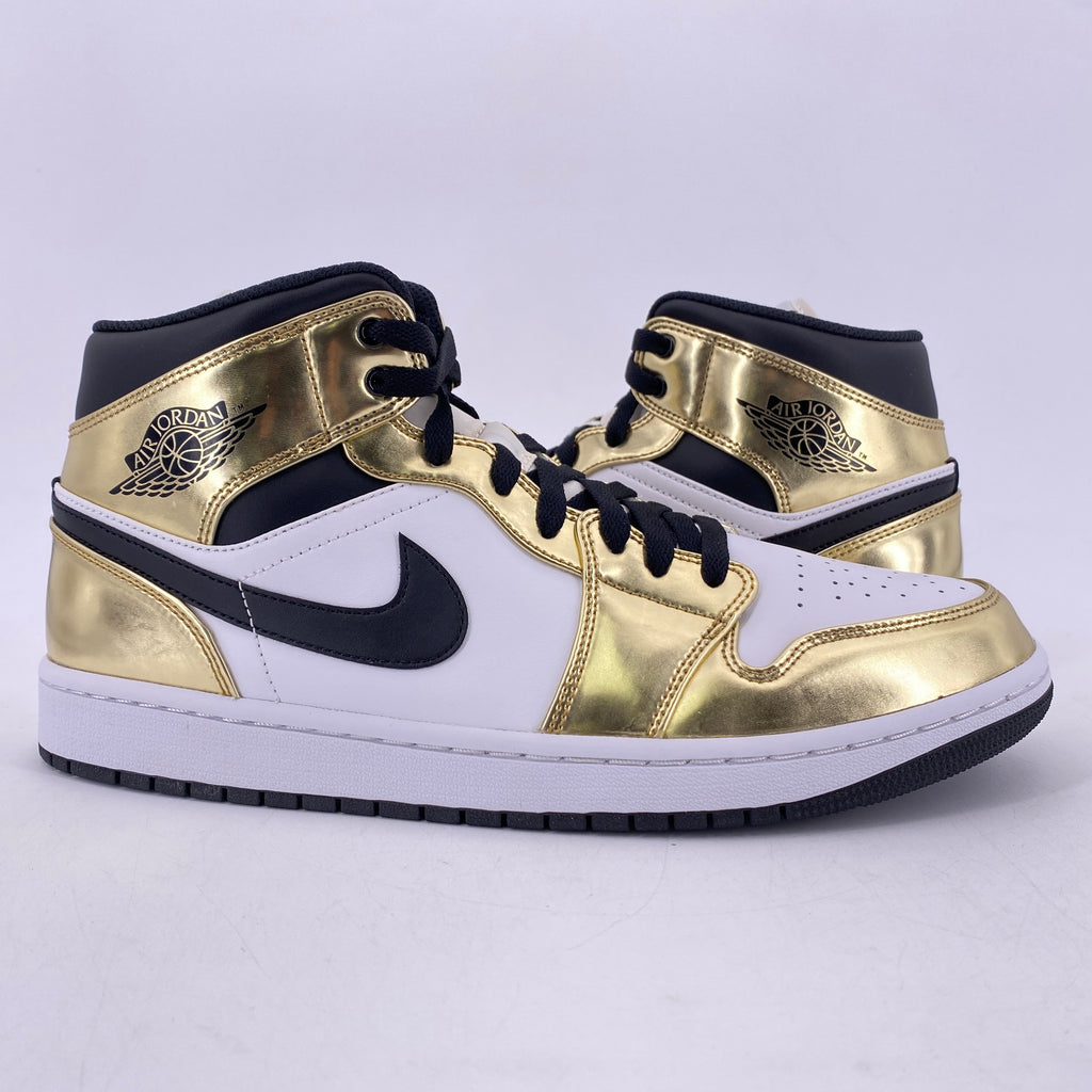 Air Jordan 1 Mid "Metallic Gold" 2020 New Size 11