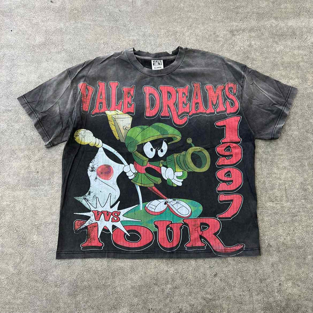 Vale T-Shirt "MARVINS DREAM" Black New Size XL