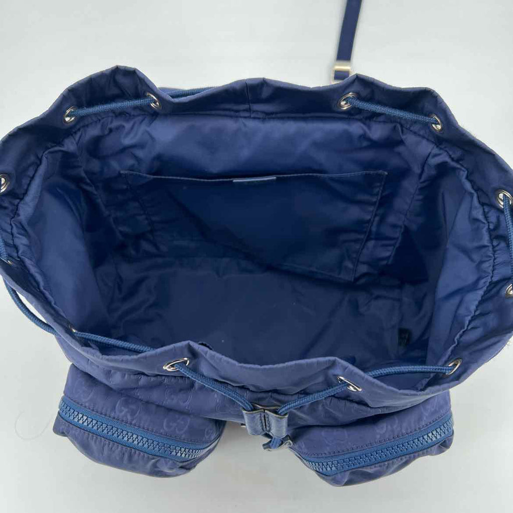 Gucci Backpack "NYLON" Used Blue
