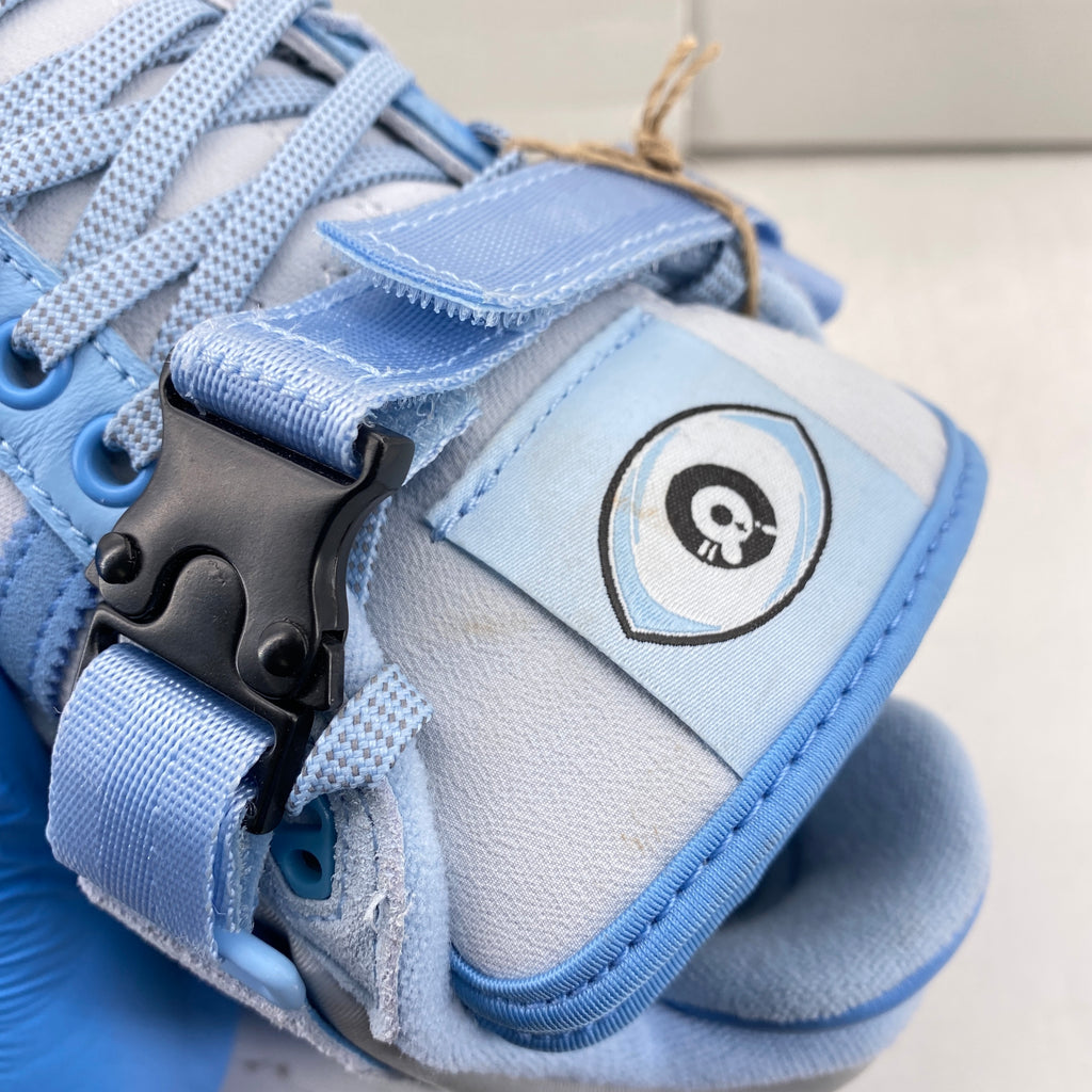 Adidas (GS) Forum Buckle Low "Bad Bunny Blue Tint" 2022 New Size 3.5Y