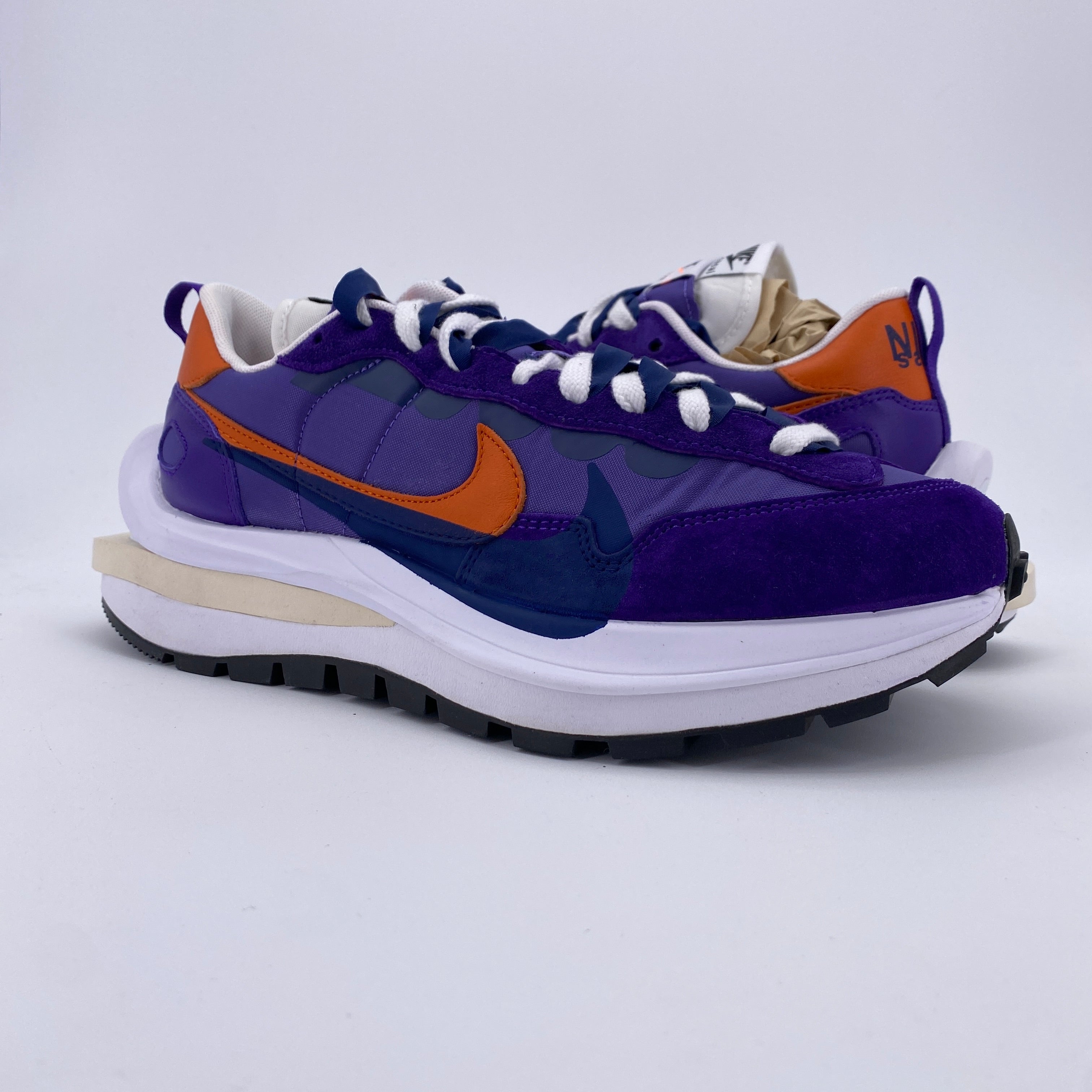 Nike Vaporwaffle / Sacai &quot;Dark Iris&quot; 2021 New Size 9
