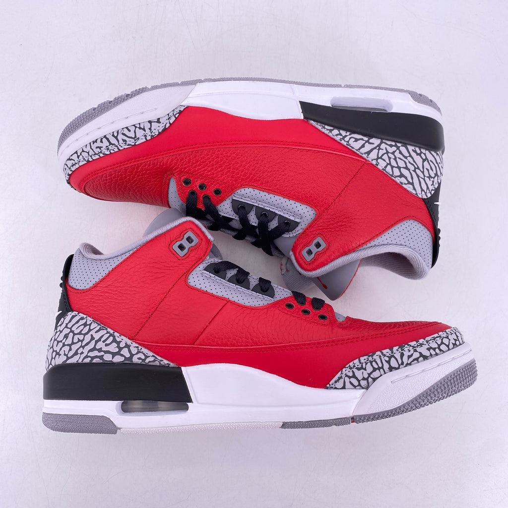 Air Jordan 3 Retro "Unite Fire Red" 2020 New Size 10