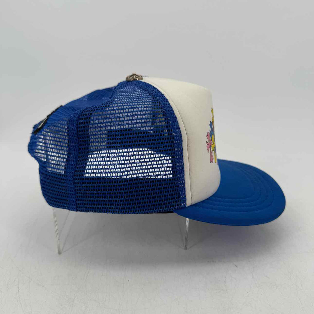 Chrome Hearts Trucker Hat "CEMETERY" Used Blue Size OS