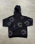 Denim Tears Hoodie "MONOCHROME" Black New Size L