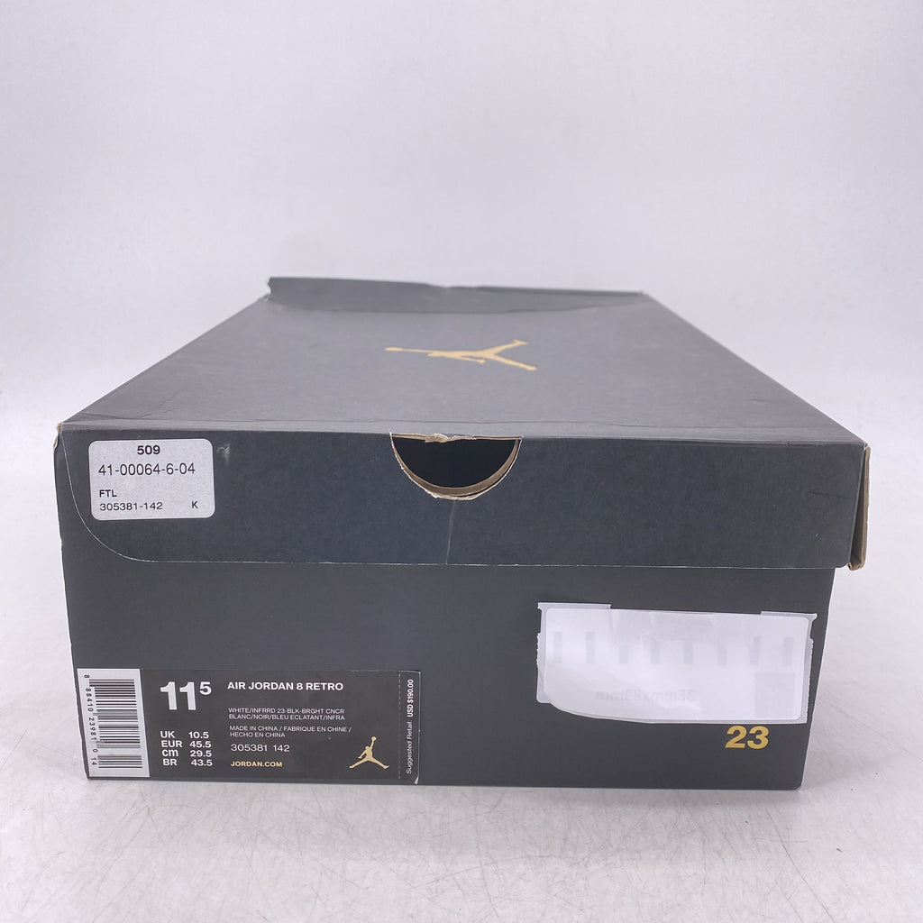 Air Jordan 8 Retro "Three Peat" 2015 Used Size 11.5