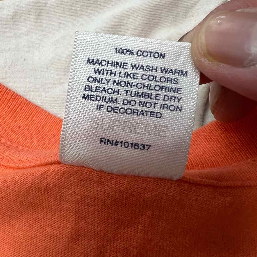 Supreme T-Shirt "BUJU BANTON" Orange Used Size M