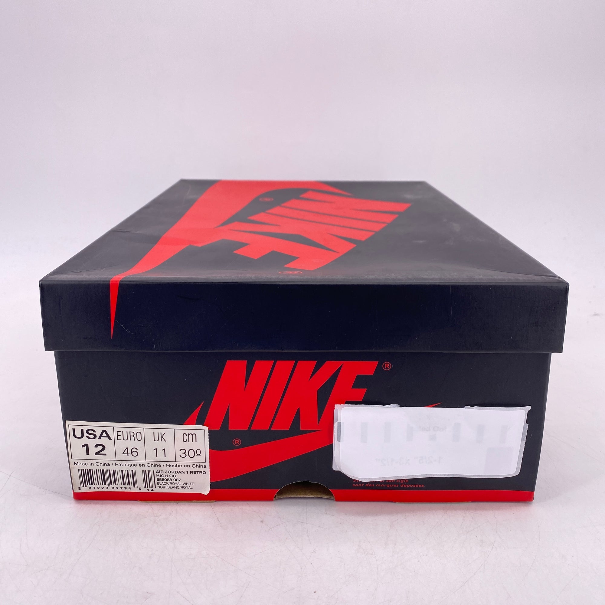 Air Jordan 1 Retro High OG &quot;Royal&quot; 2017 Used Size 12