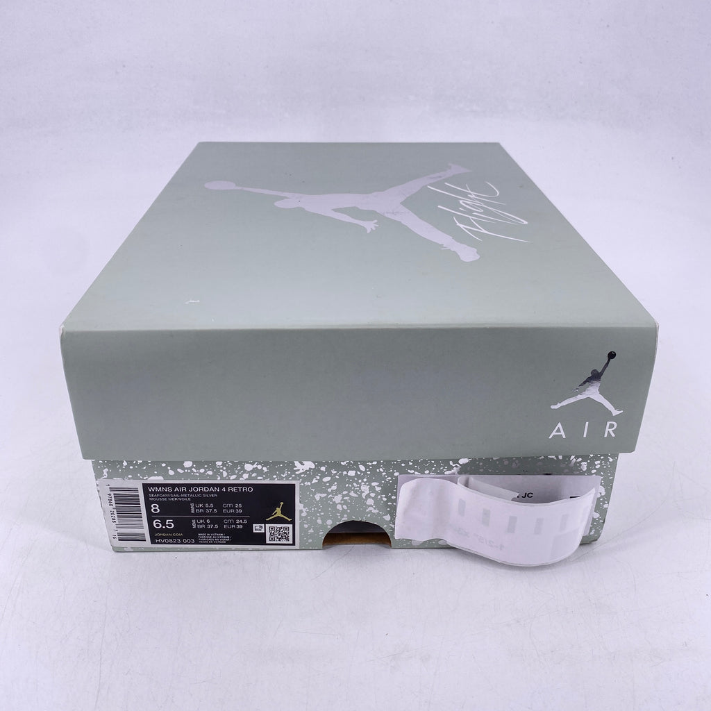 Air Jordan (W) 4 Retro "Seafoam Sail" 2025 Used Size 8W