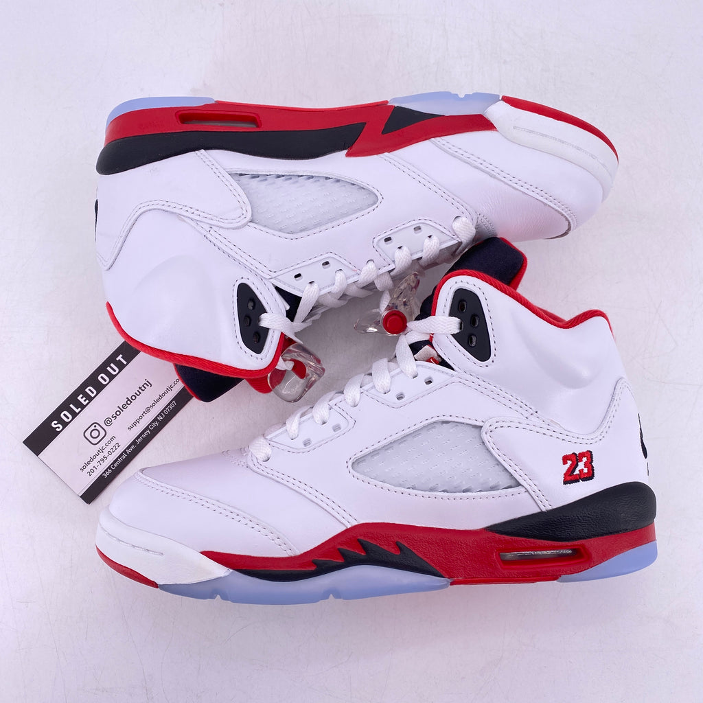 Air Jordan (GS) 5 Retro "Fire Red" 2025 New Size 6.5Y