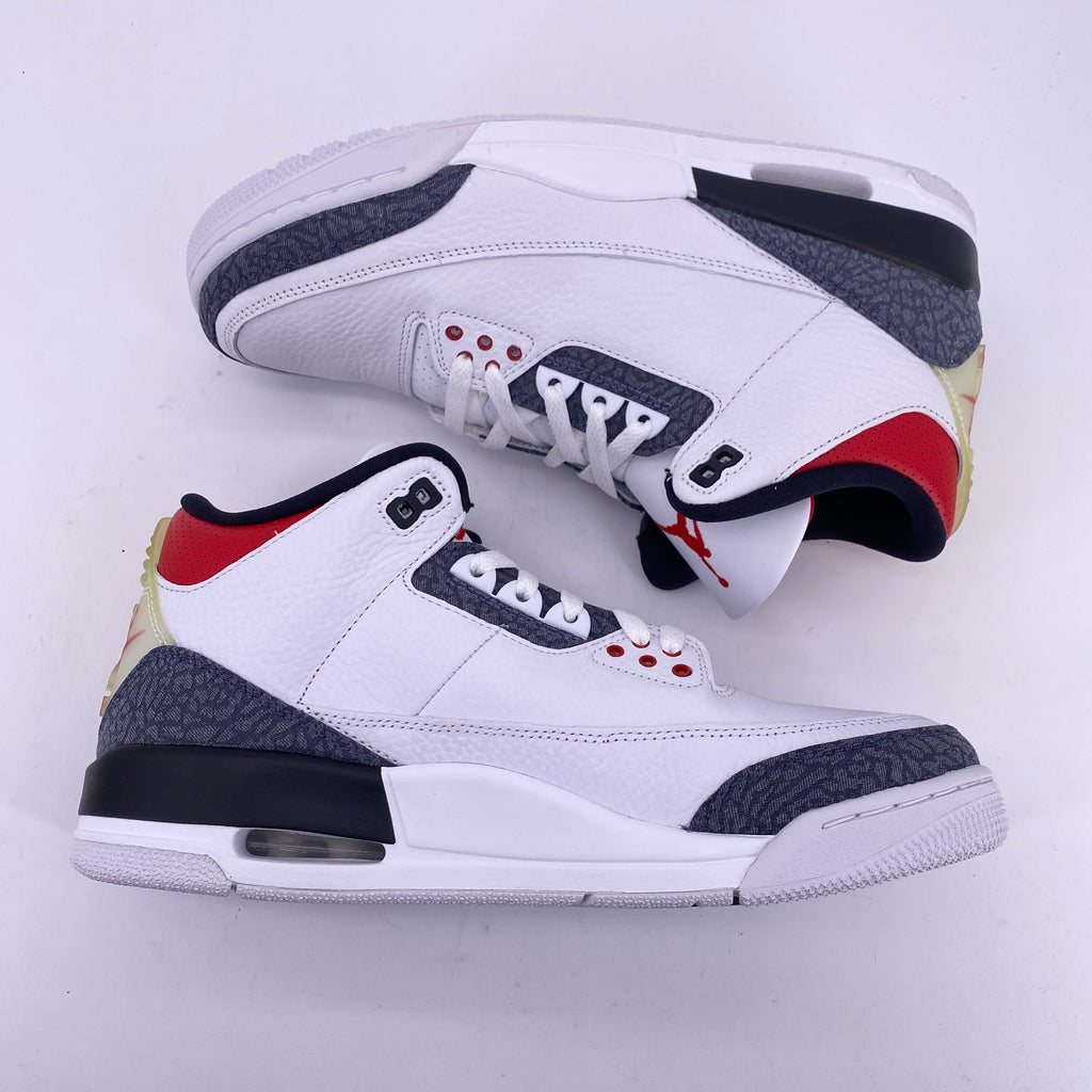 Air Jordan 3 Retro "Fire Red Denim" 2020 New Size 11