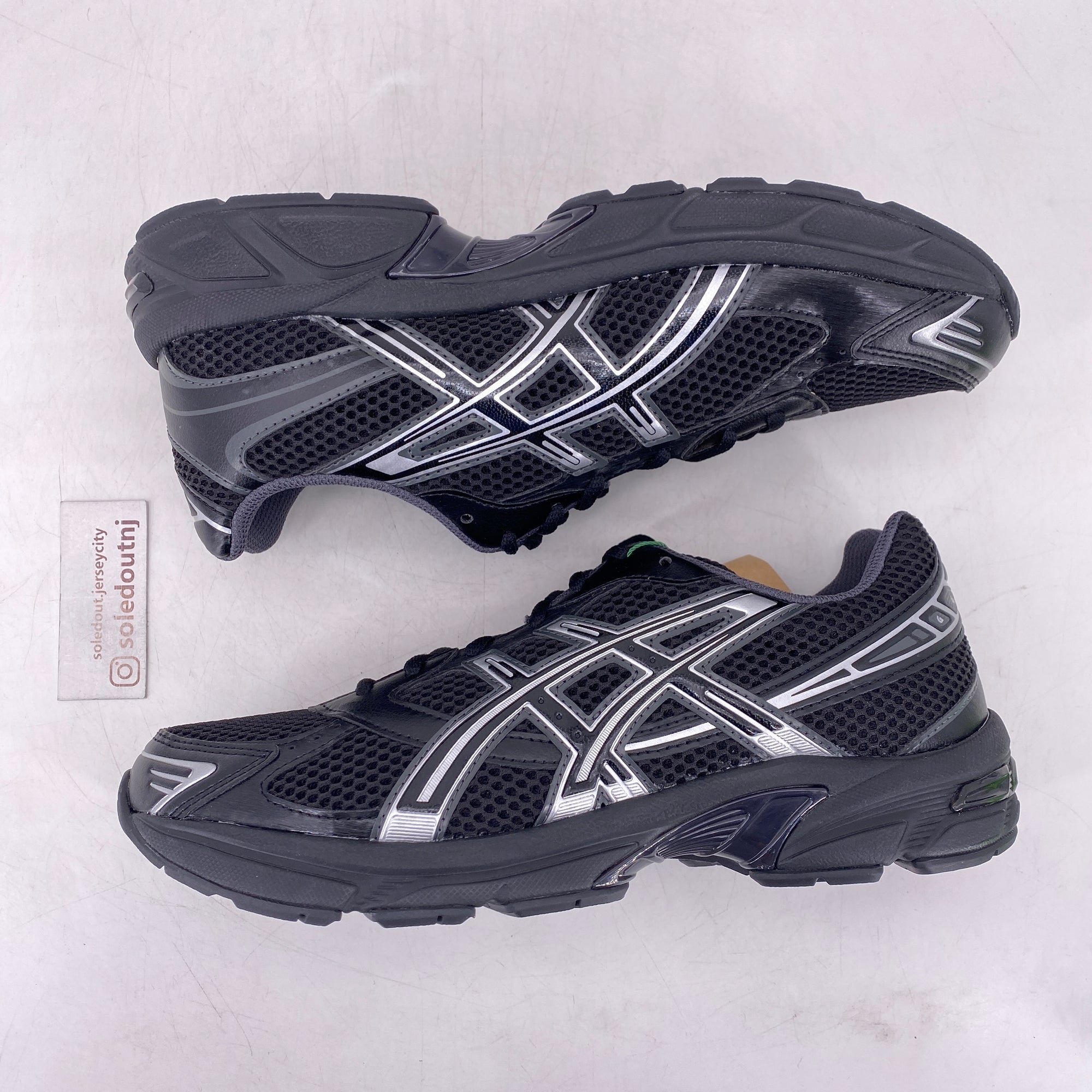 Asics Gel-1130 &quot;Black Pure Silver&quot; 2023 New Size 9