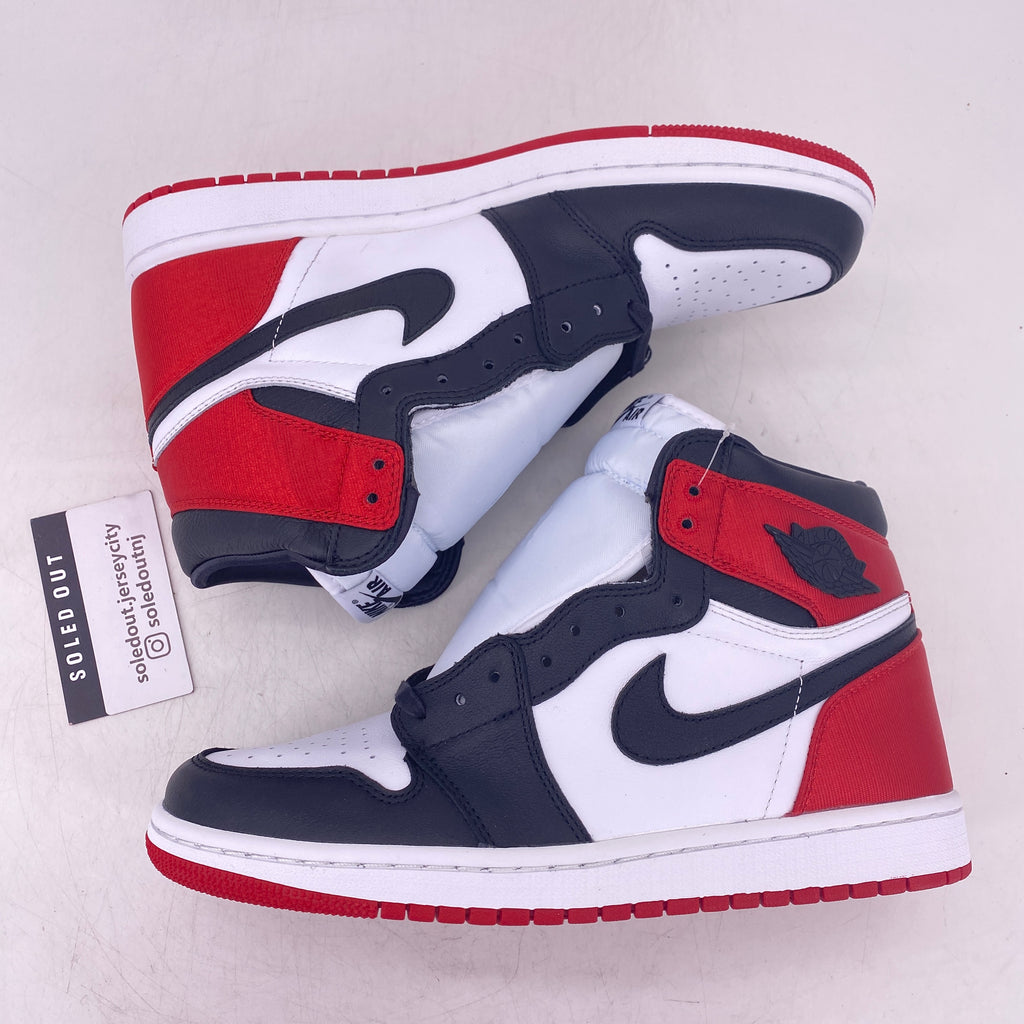 Air Jordan (W) 1 Retro High OG "Satin Black Toe" 2019 New Size 12W