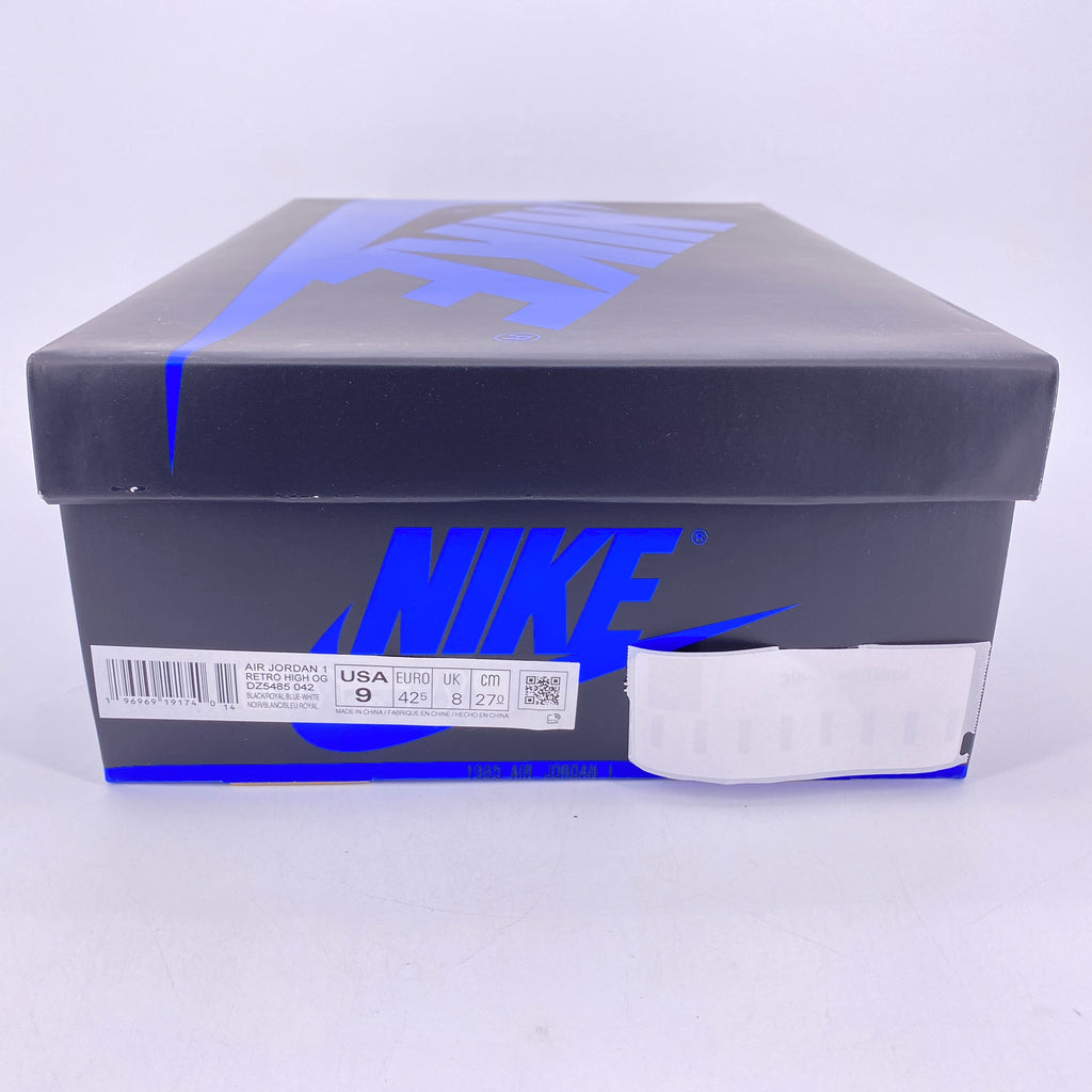 Air Jordan 1 Retro High OG "Royal Reimagined" 2023 New Size 9
