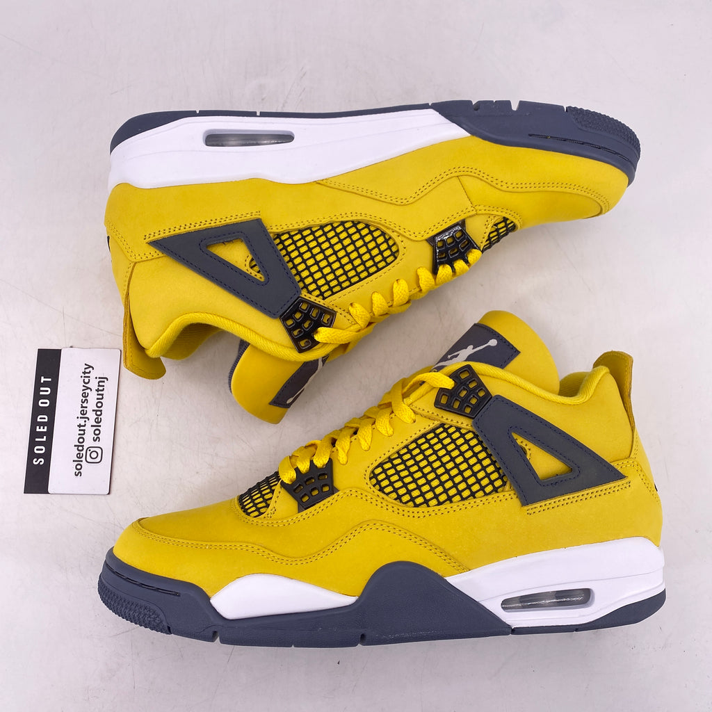 Air Jordan 4 Retro "Lightning" 2021 New Size 10.5