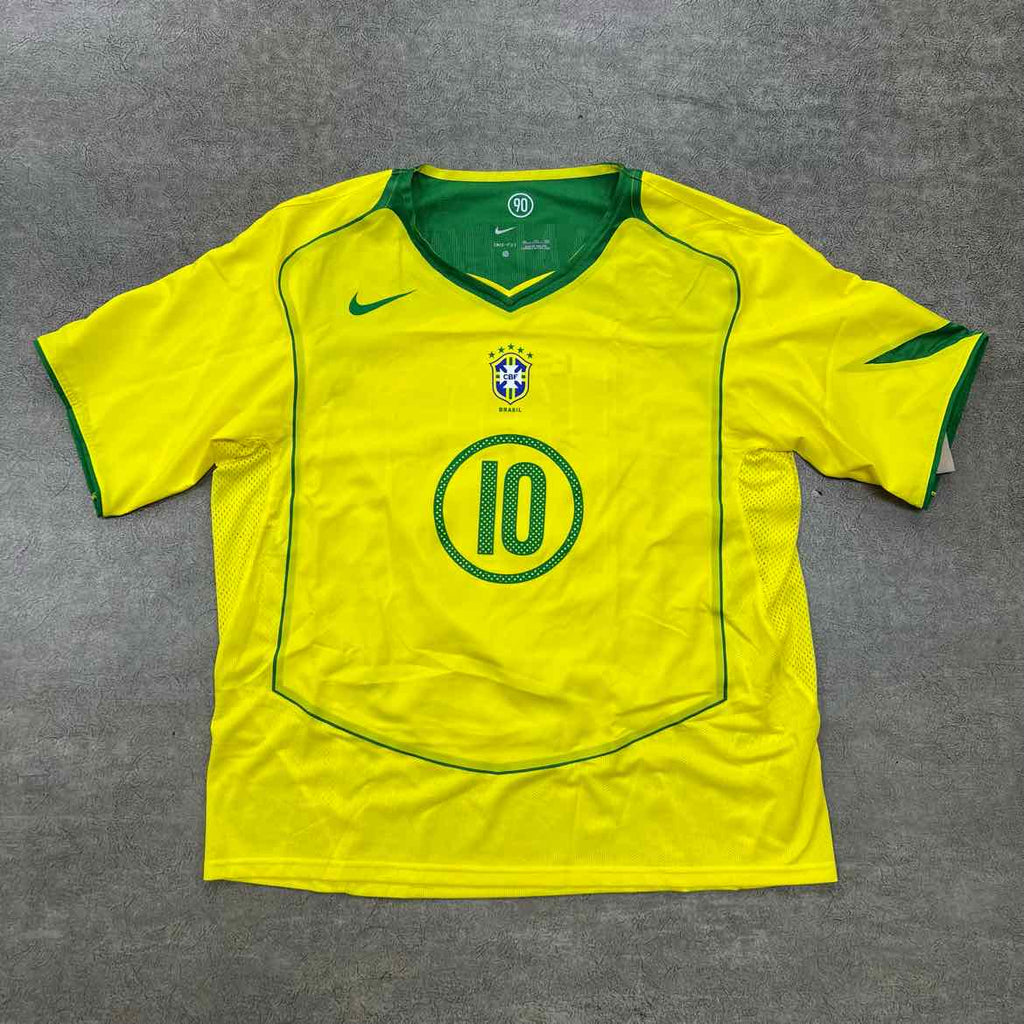 Nike Jersey "RONALDINHO REISSUE" Yellow New Size 2XL
