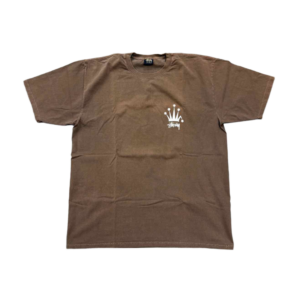 Stussy T-Shirt "KING" Brown Used Size XL